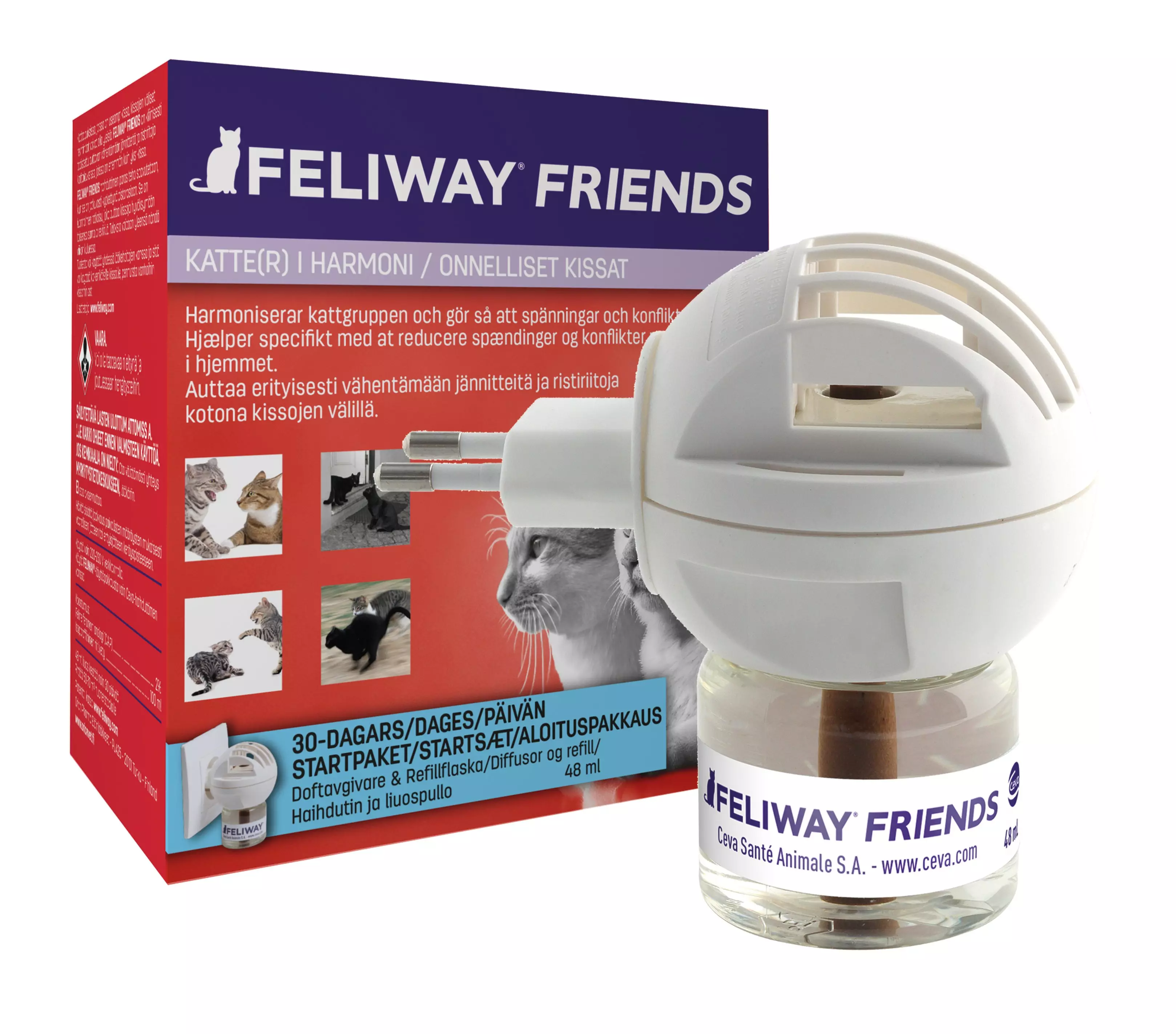 Feliway Friends Diffusor W-Bottle Ml 972635