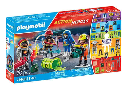 Playmobil My Figures: Fire Rescue 71468
