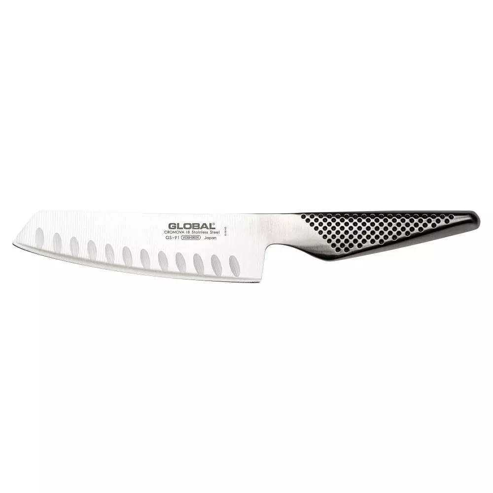 Global Vegetable Knife Fluted 14Cm Blade