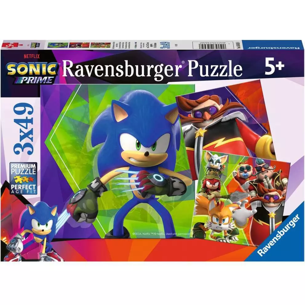 Ravensburger Sonic Prime 3X49p 10105695