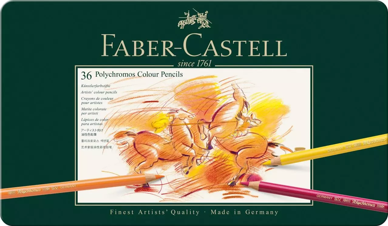 Faber-Castell Polychromos Colour Pencil, Tin Of