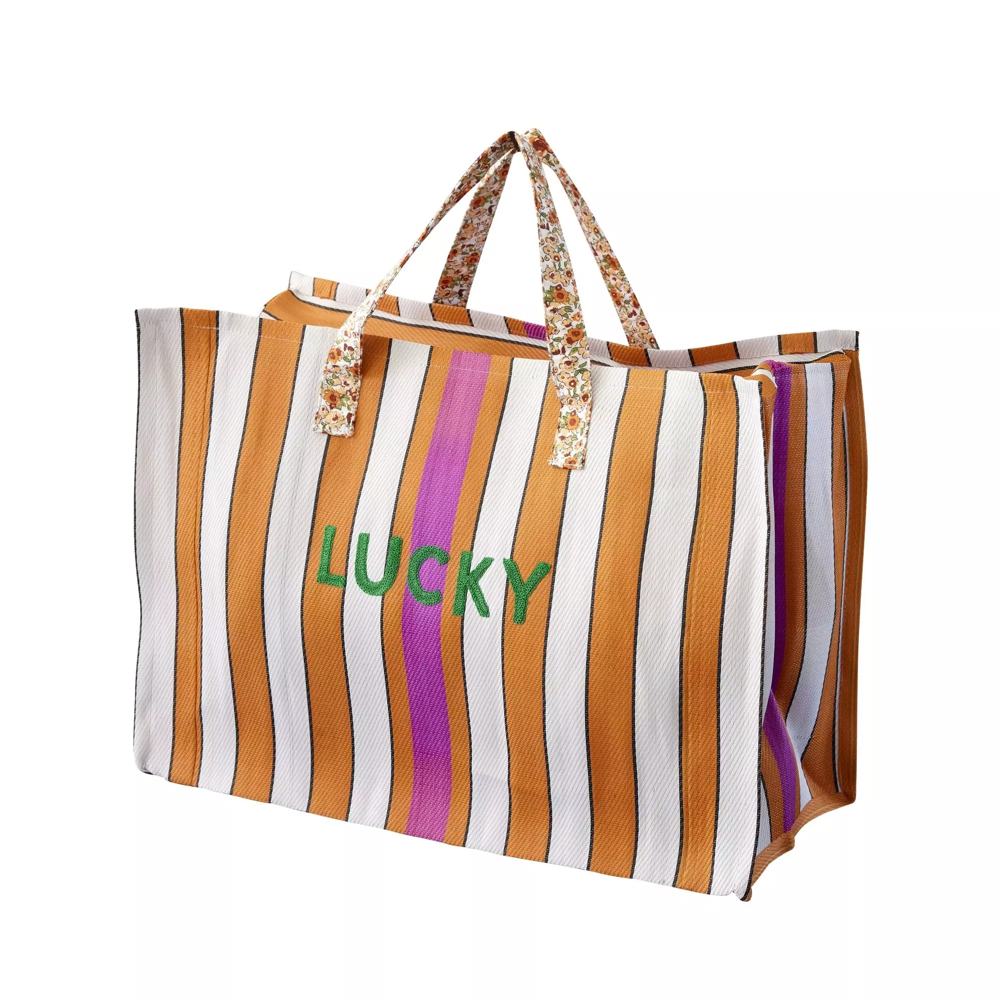 Rice Recycled Weekend Bag Lucky Print