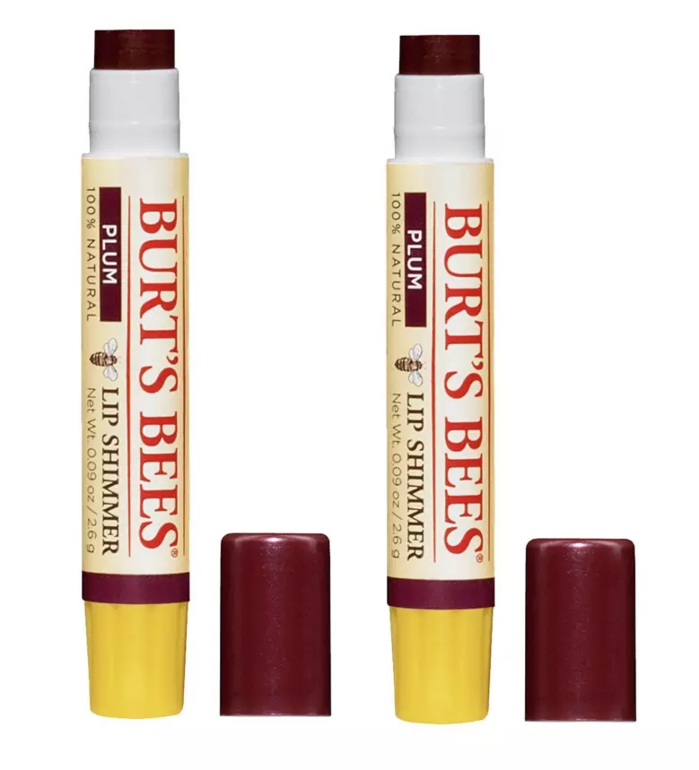 Burts Bees Lip Shimmer Plum -Pak