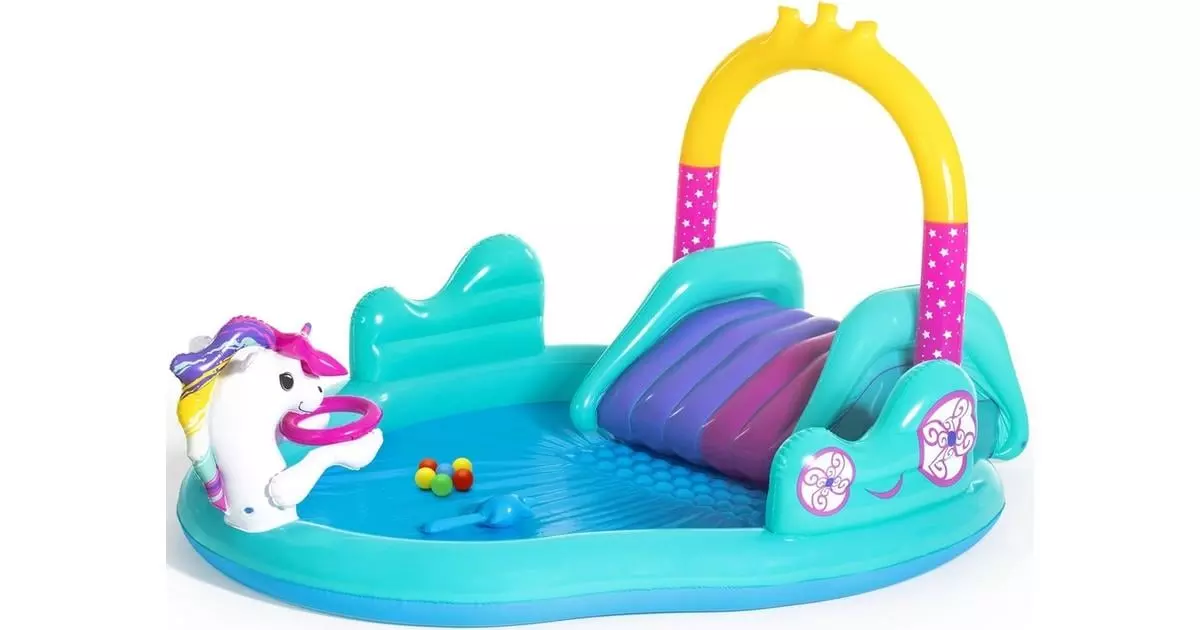 Bestway Magical Unicorn Carriage Play Center