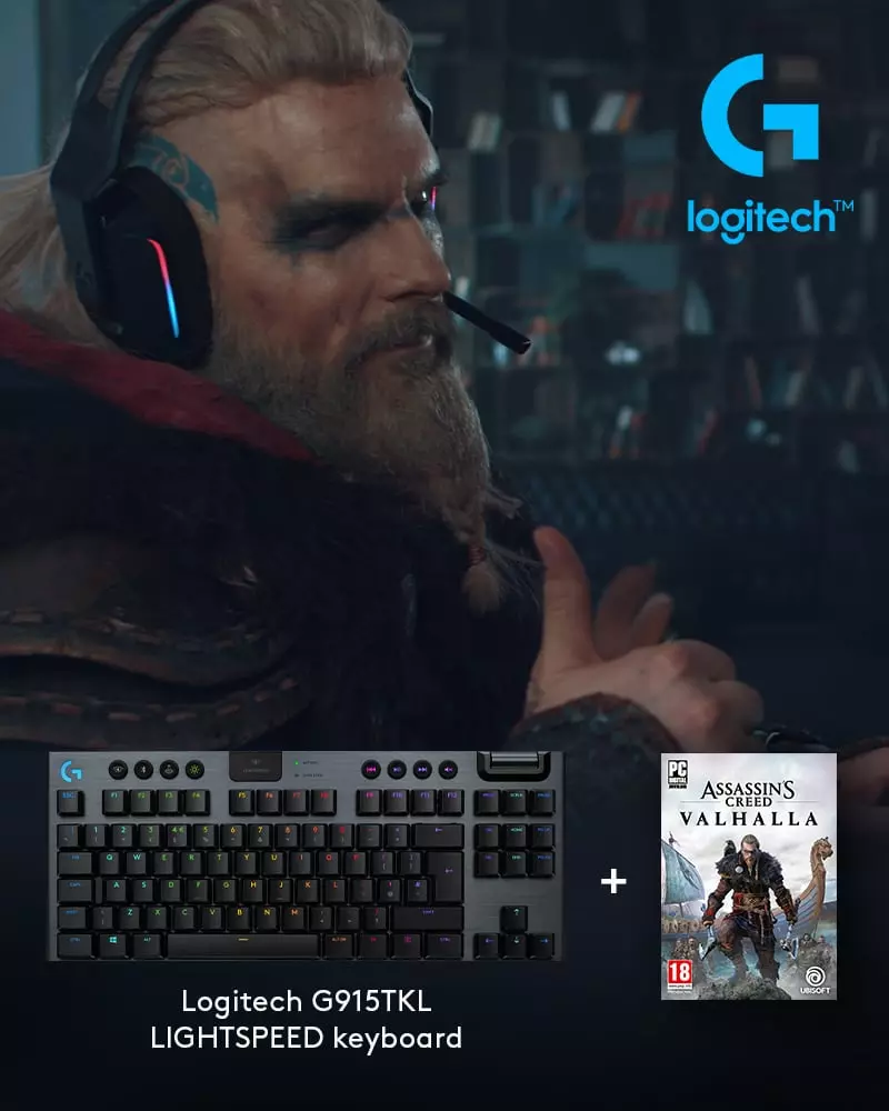 Logitech G915 Tkl Tactile Gaming Keyboard​