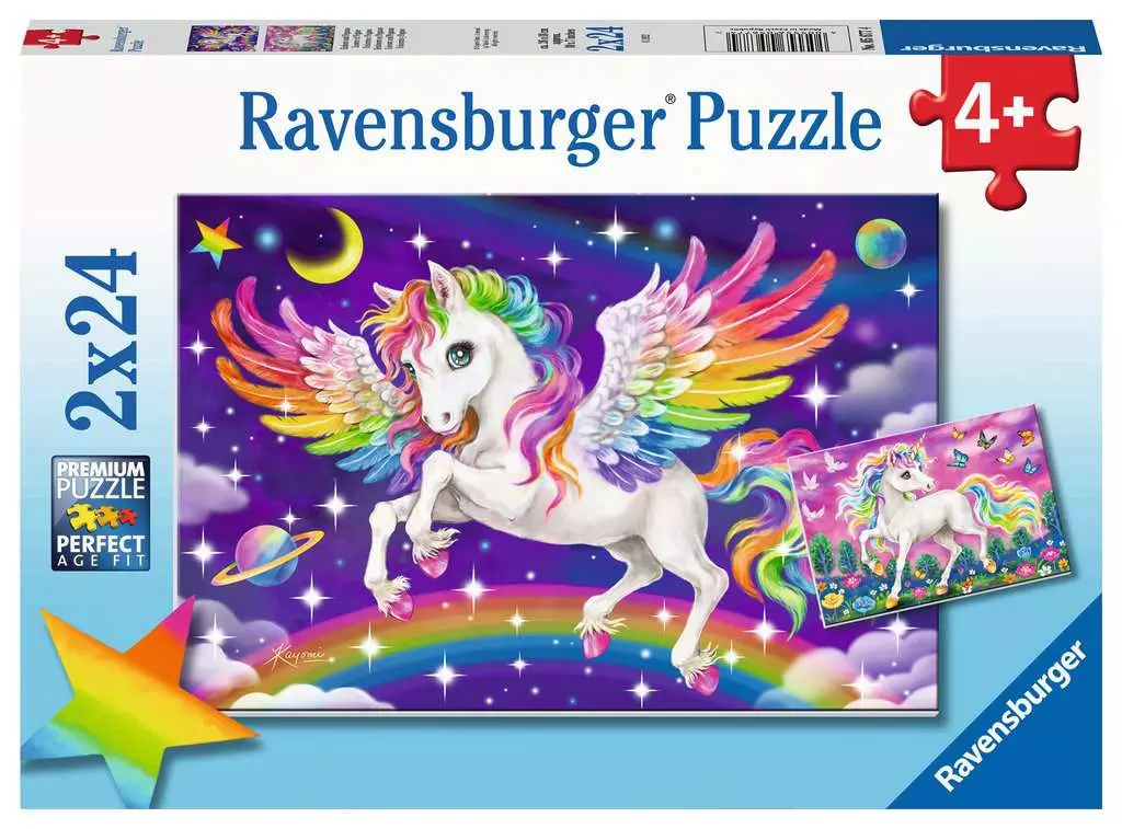 Ravensburger Unicorn And Pegasus 2X24p 10105677