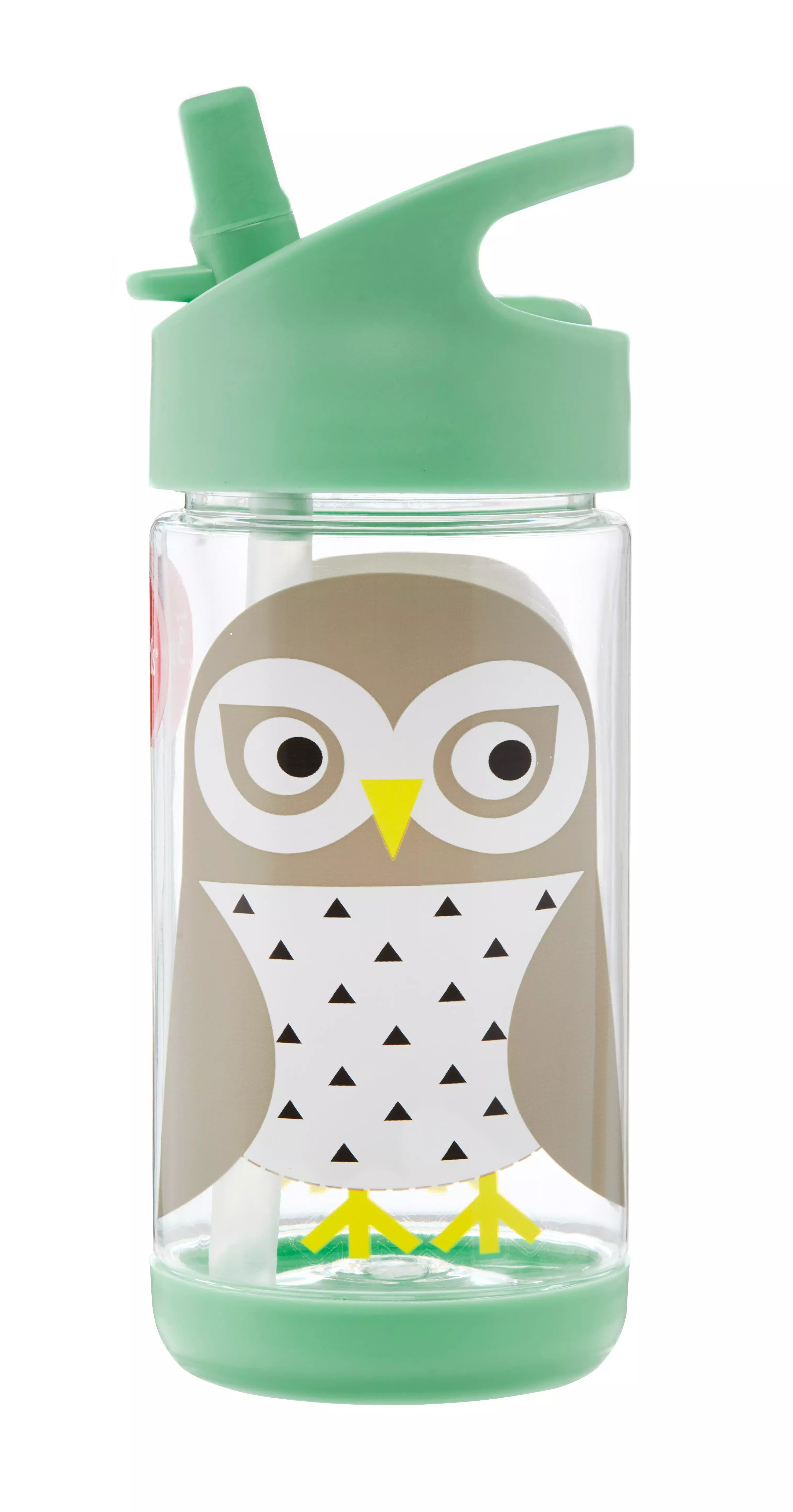 Sprouts Water Bottle Mint Owl