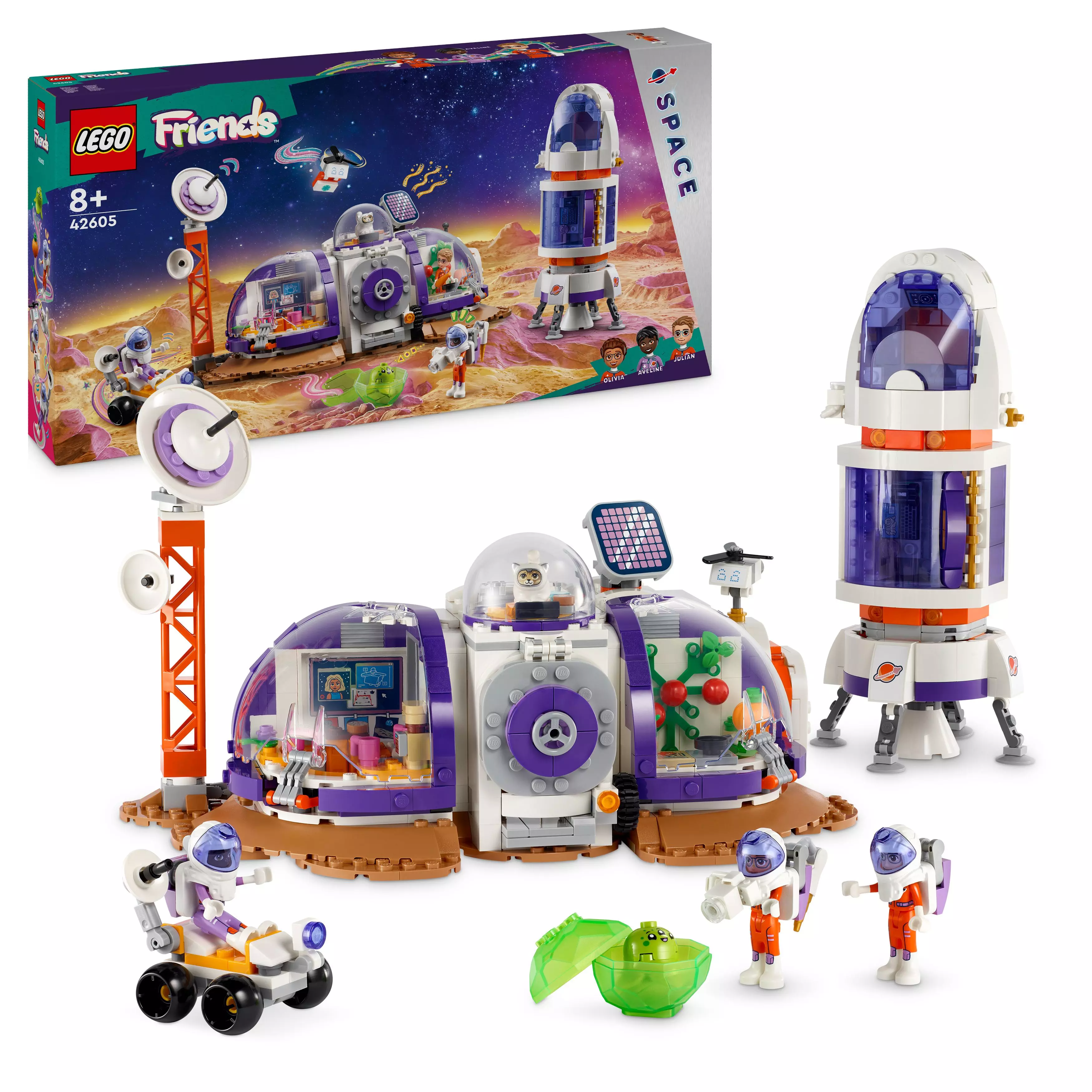 Lego Friends Mars-Avaruusasema Ja Raketti 42605