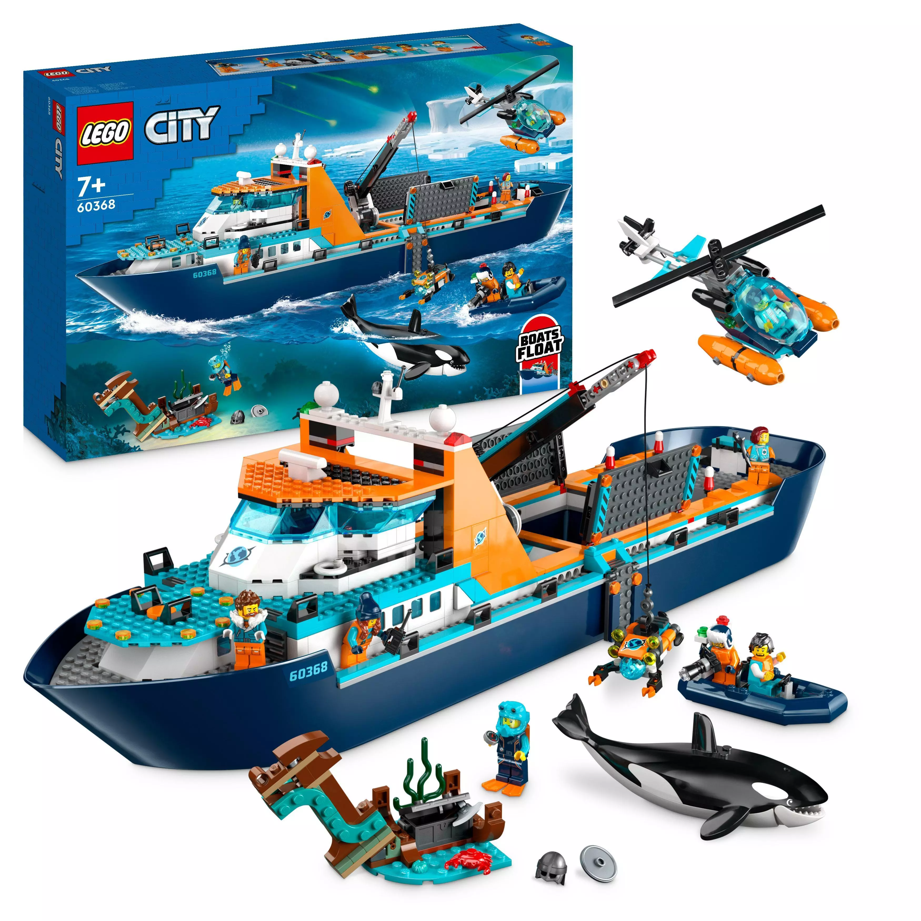 Lego City Arktinen Tutkimusretkialus 60368