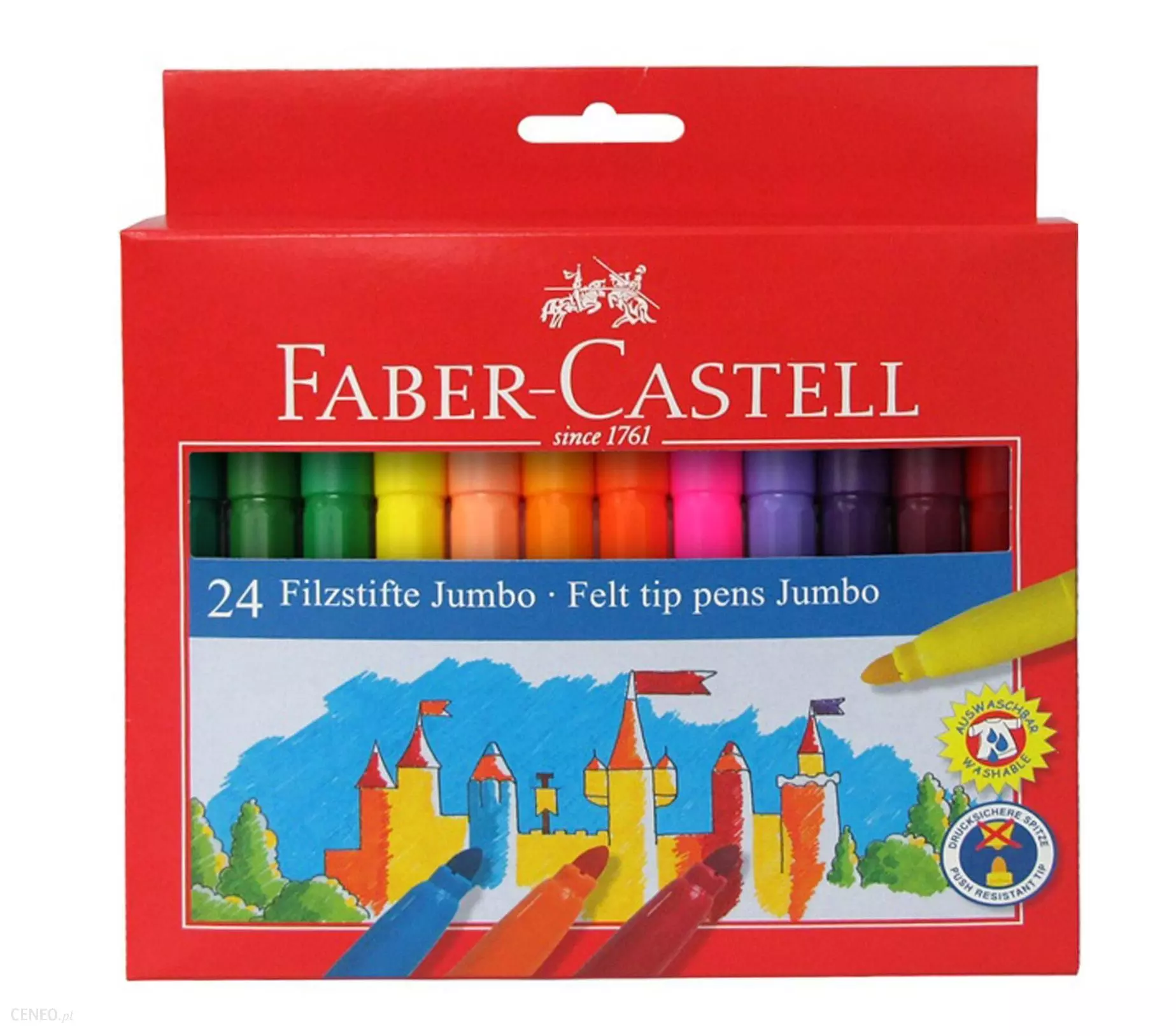 Faber-Castell Felt Tip Pen Jumbo, Cardboard