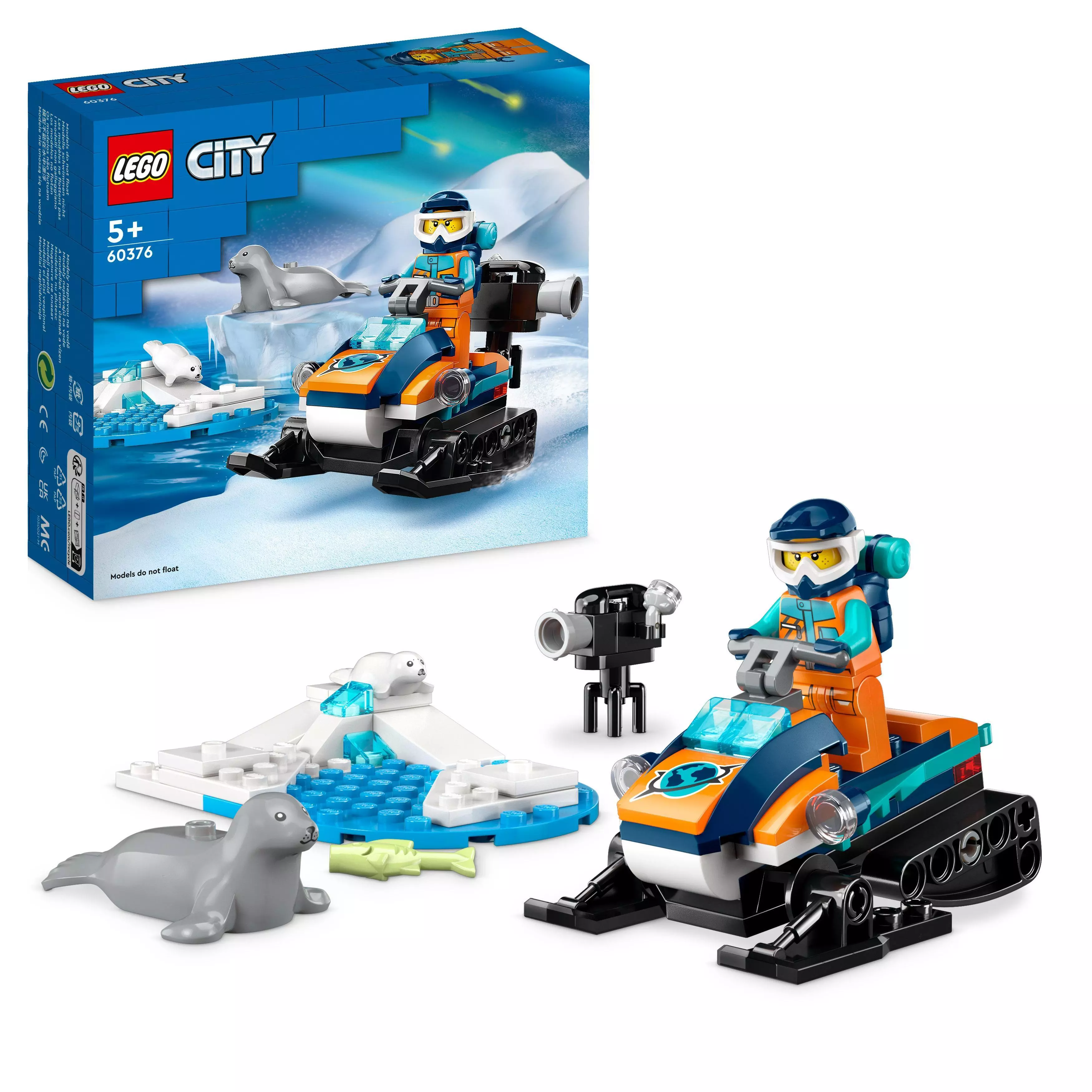 Lego City Arktisen Tutkimusretken Moottorikelkka 60376