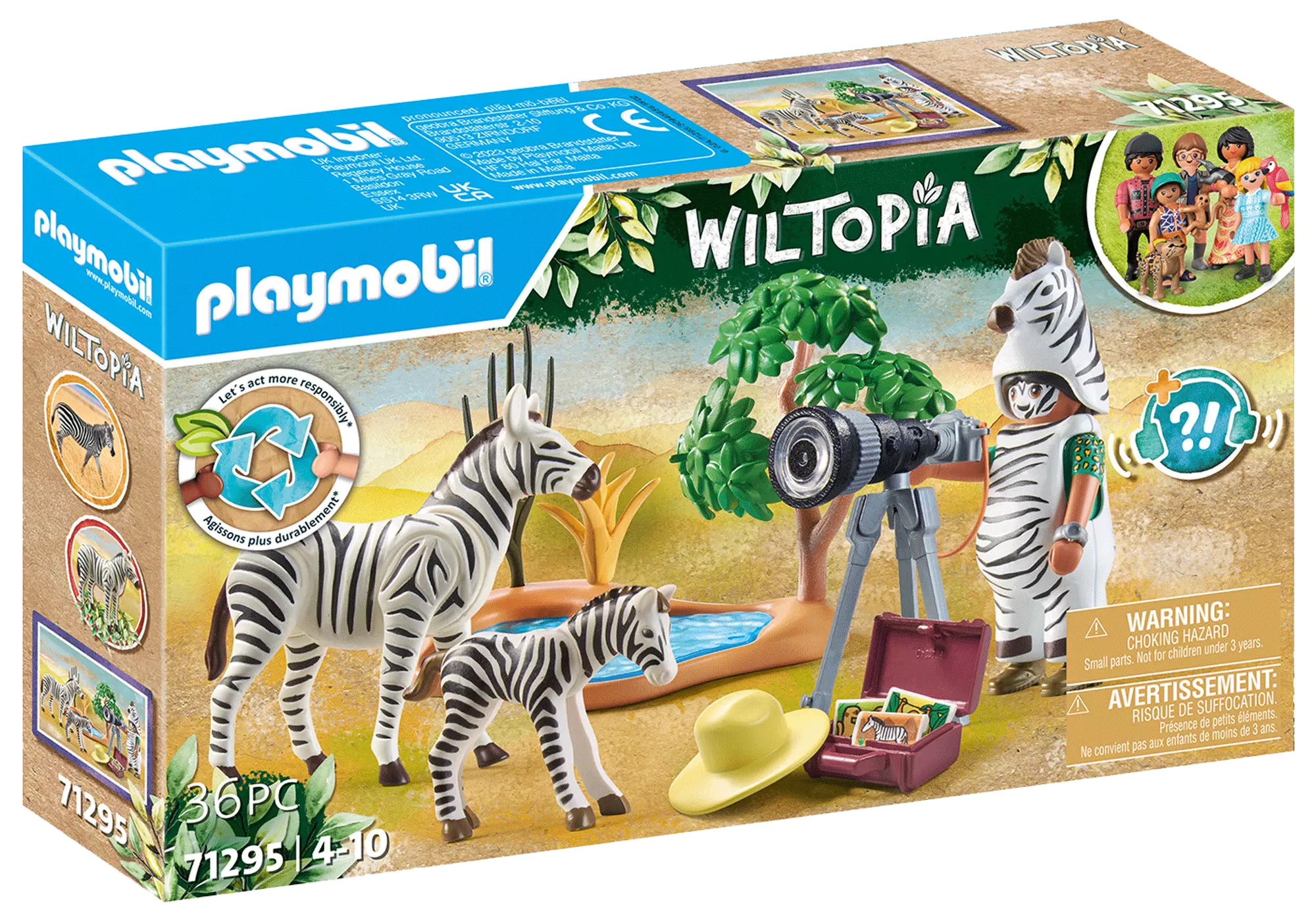 Playmobil Wiltopia Animal Photographer 71295