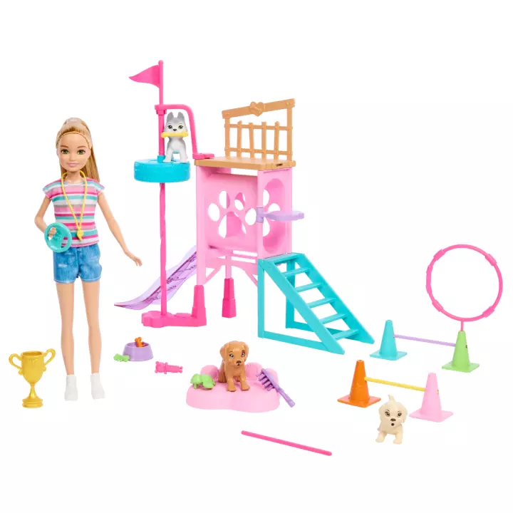 Barbie Stacies Puppy Playground Playset Hrm10