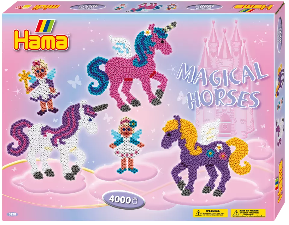 Hama Midi Beads Giftbox Magical Horses