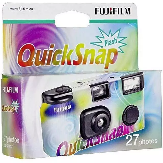 Fuji Quicksnap Flash Disposable Camera