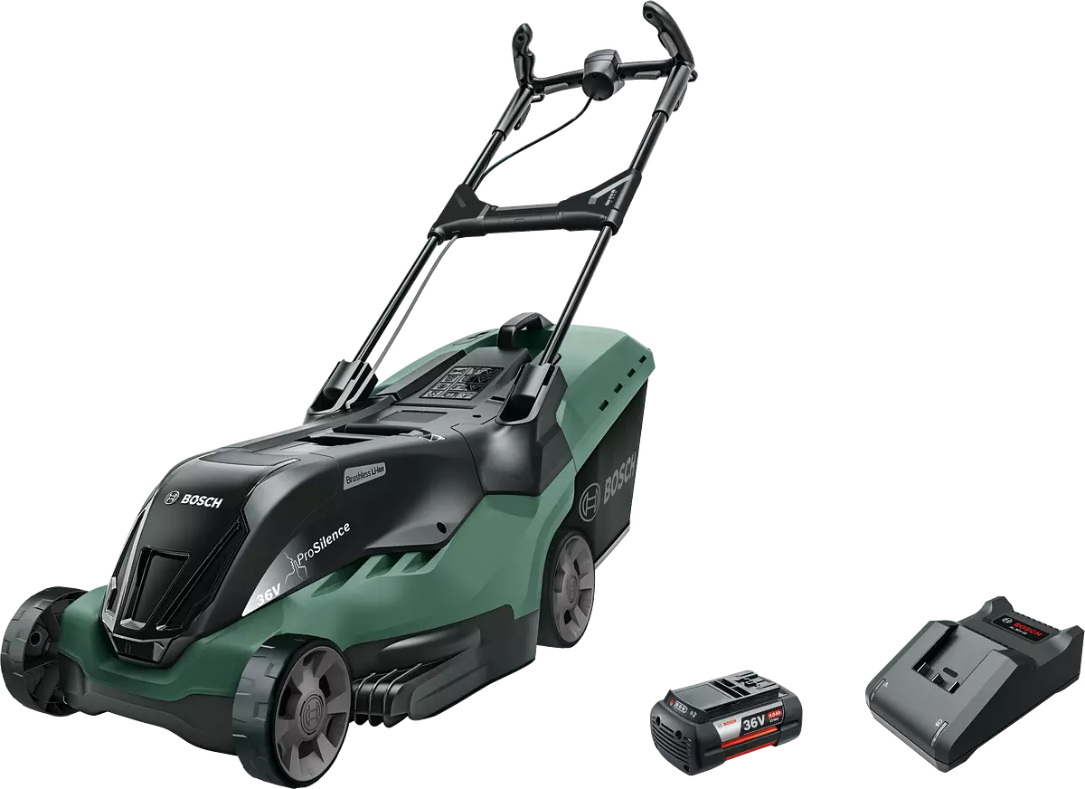 Bosch Cordless Lawnmower Advancedrotak Batterycharger Included