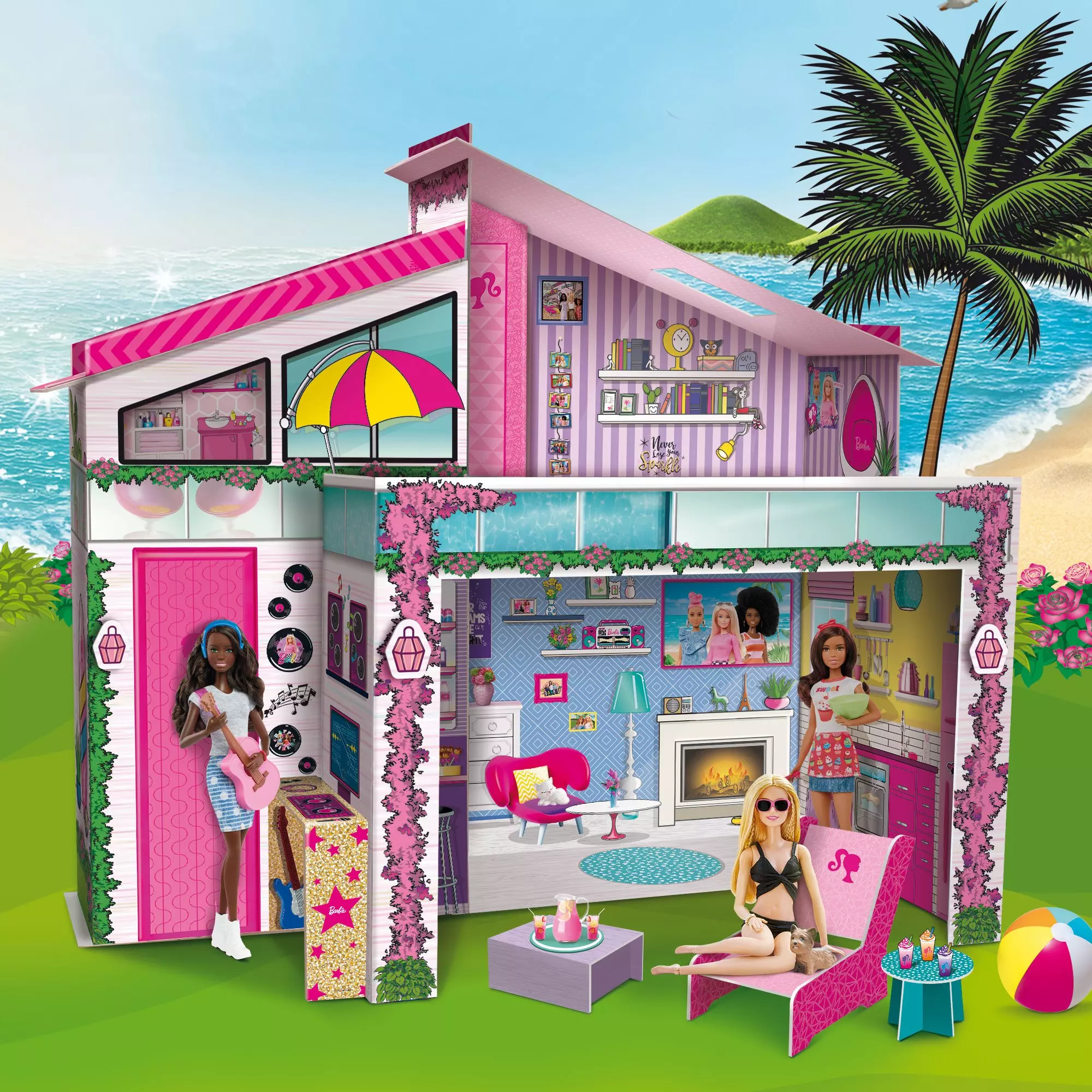 Barbie Dream Summer Villa W. Doll