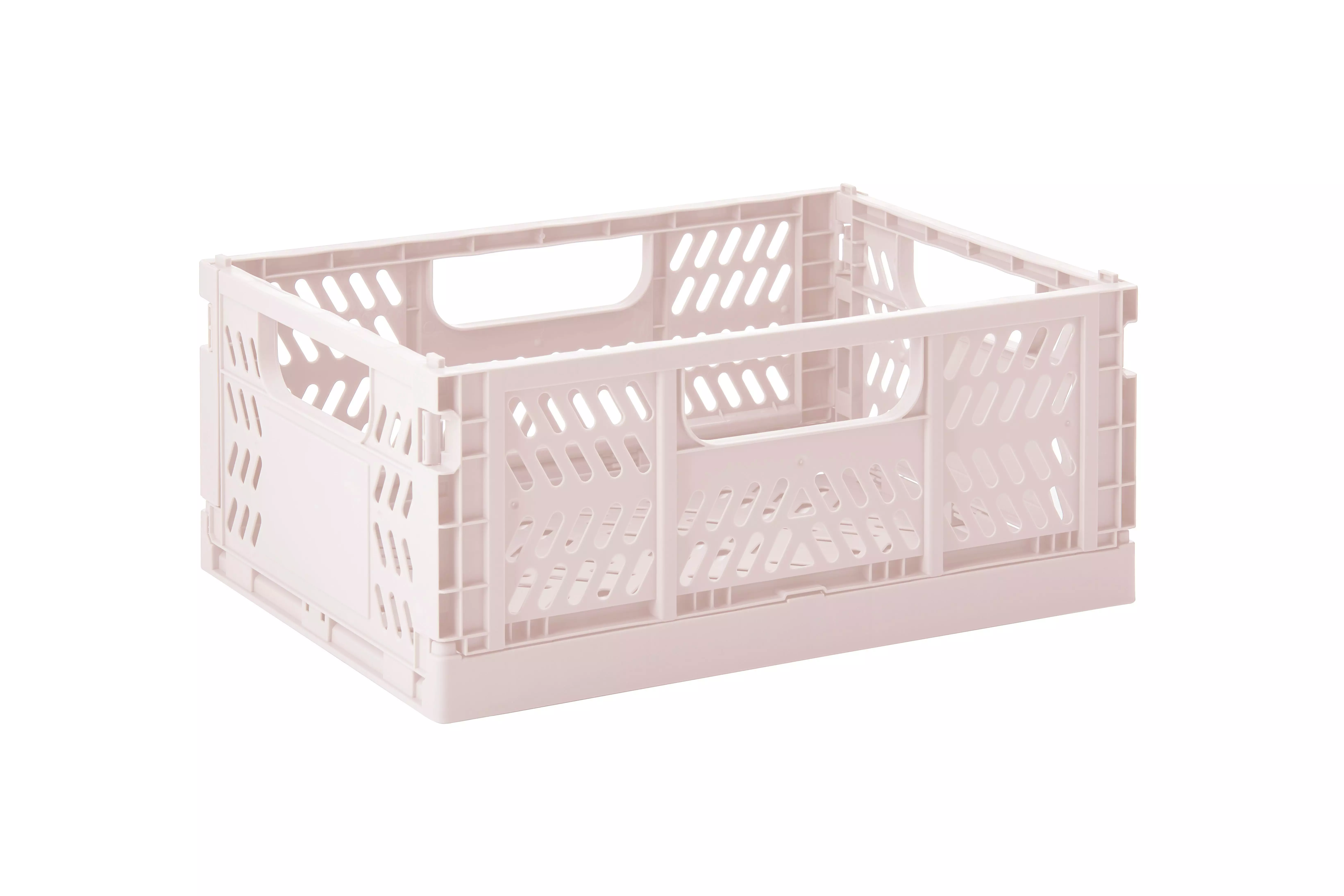 Sprouts Modern Folding Crate Medium Pink