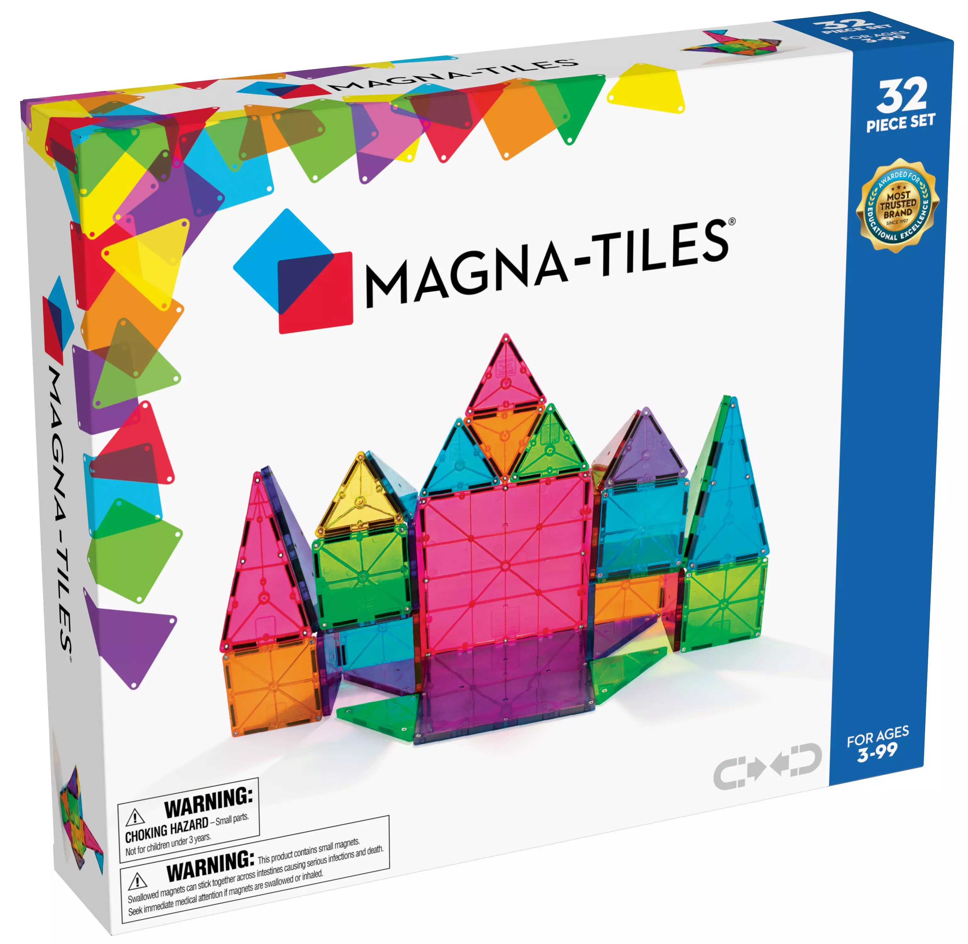 Magna-Tiles Clear Colours Pcs 90208