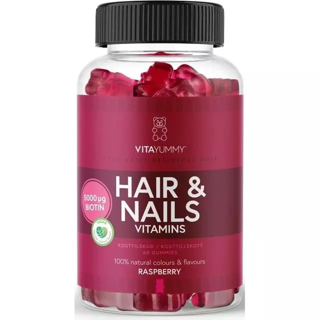 Vitayummy Hairnails Vitaminer Raspberry Pcs