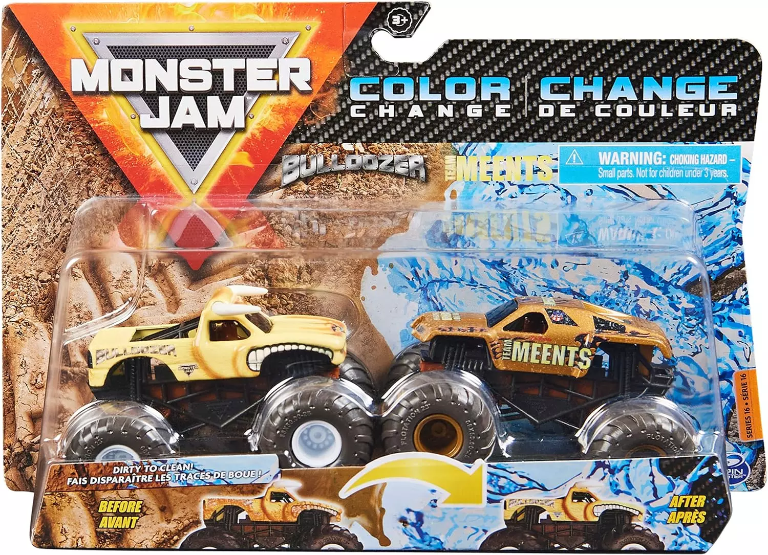 Monster Jam Color Change Bulldozer Vs.