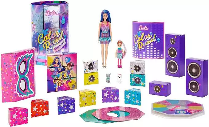 Barbie– Color Revial Surprice Party Doll