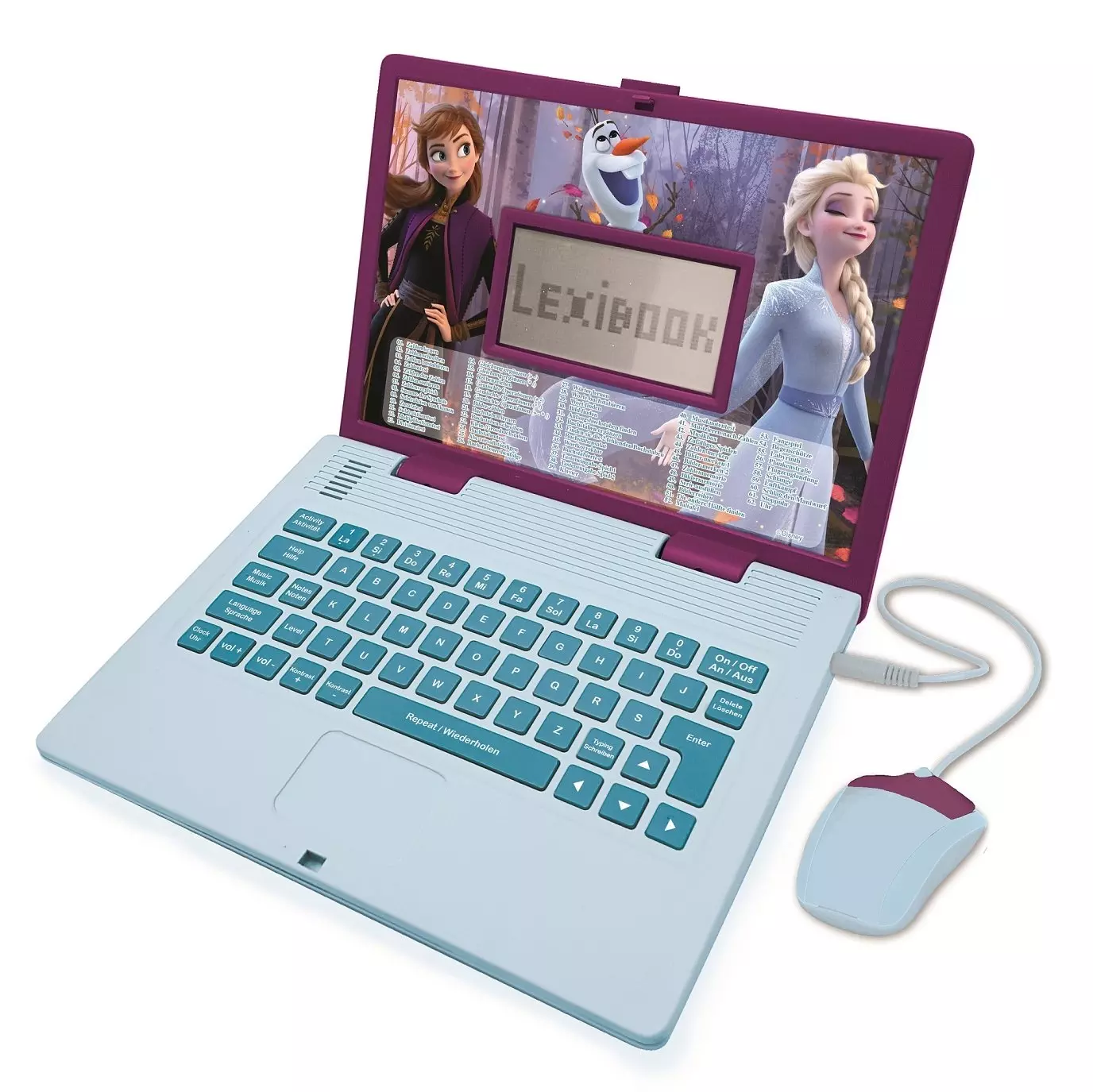 Lexibook Frozen Bilingual Educational Laptop– Activities