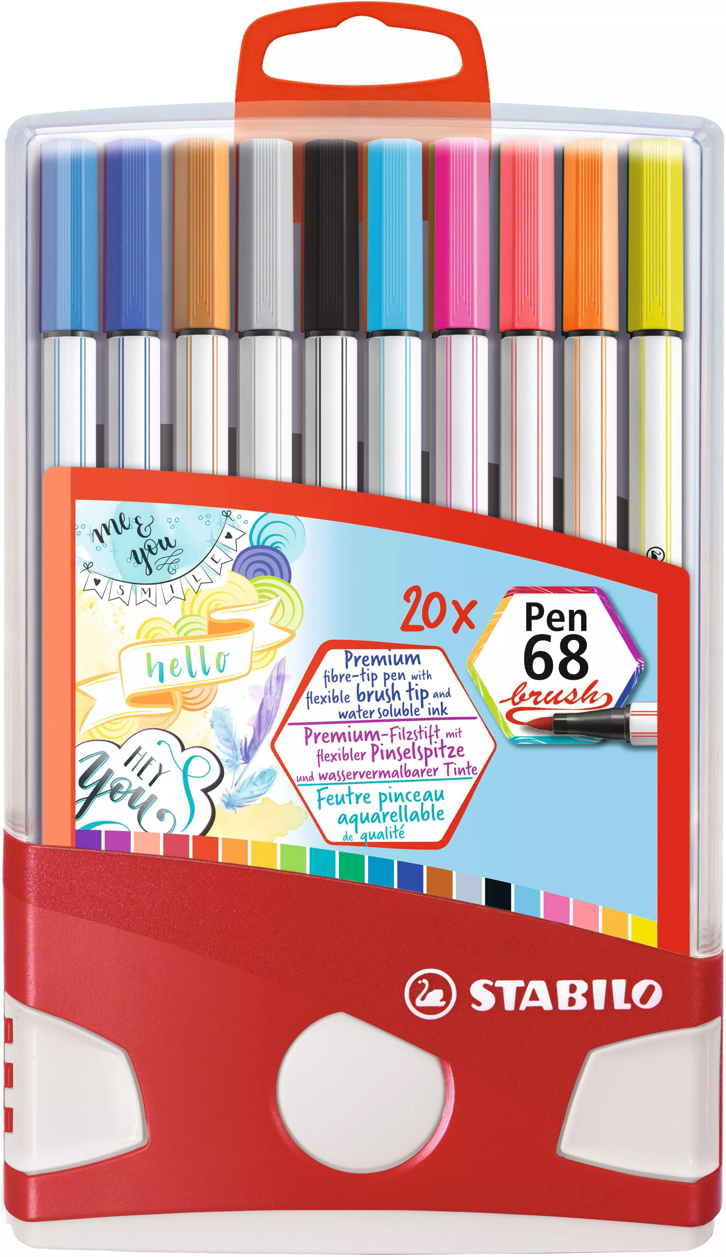 Stabilo Pen Brush Color Parade 204023