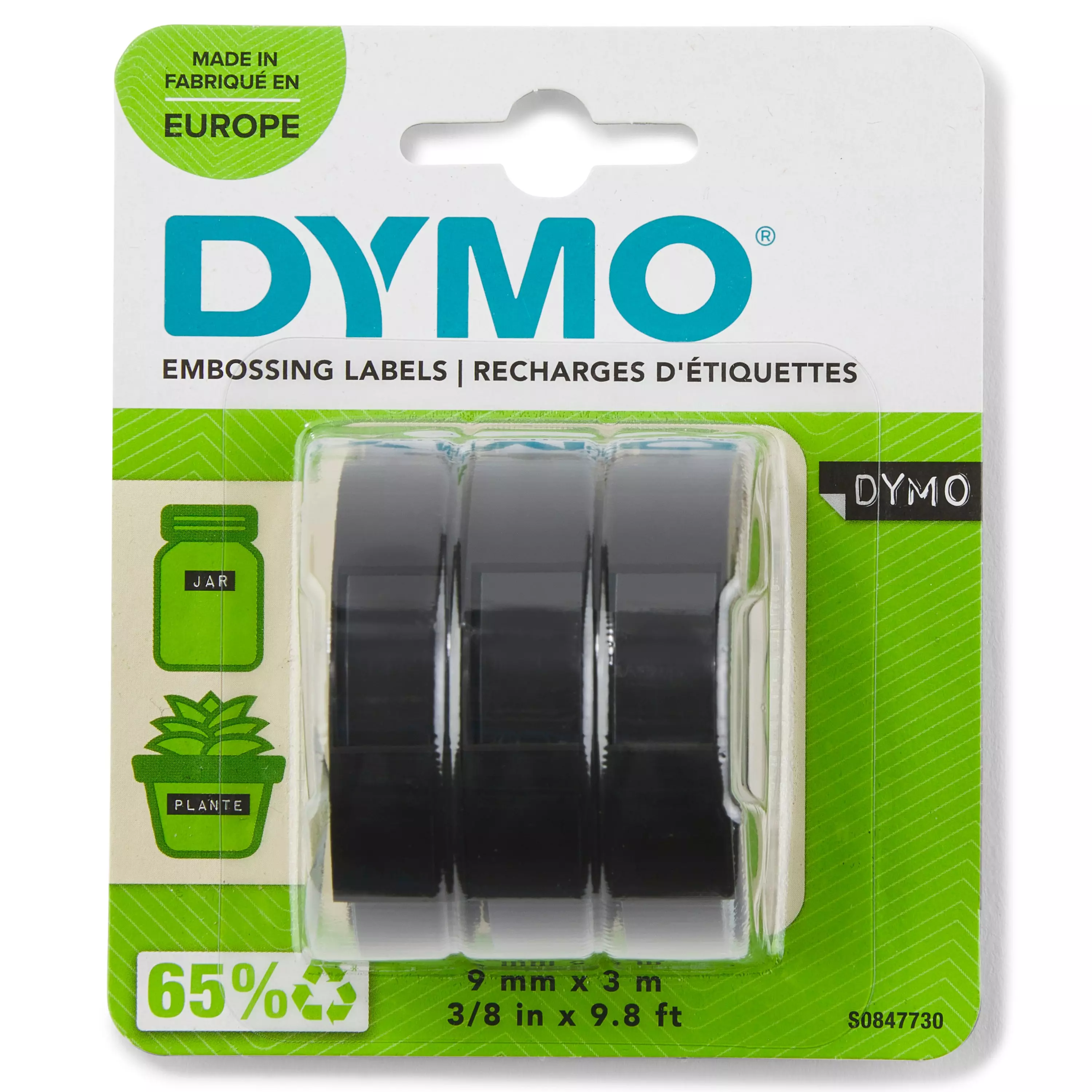 Dymo Embossing Vinyl Labels Pack Of