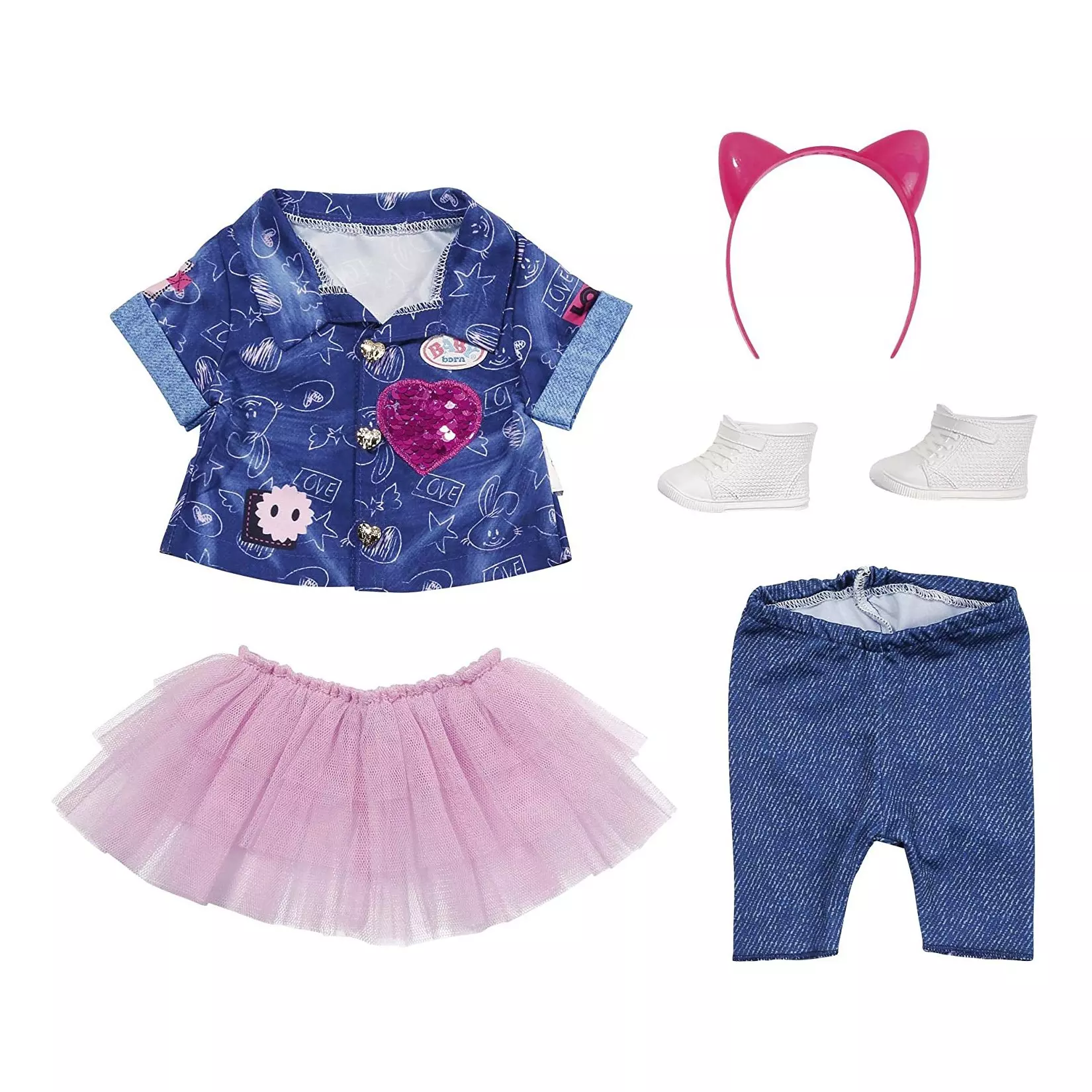 Baby Born Deluxe Jeans Dress Set