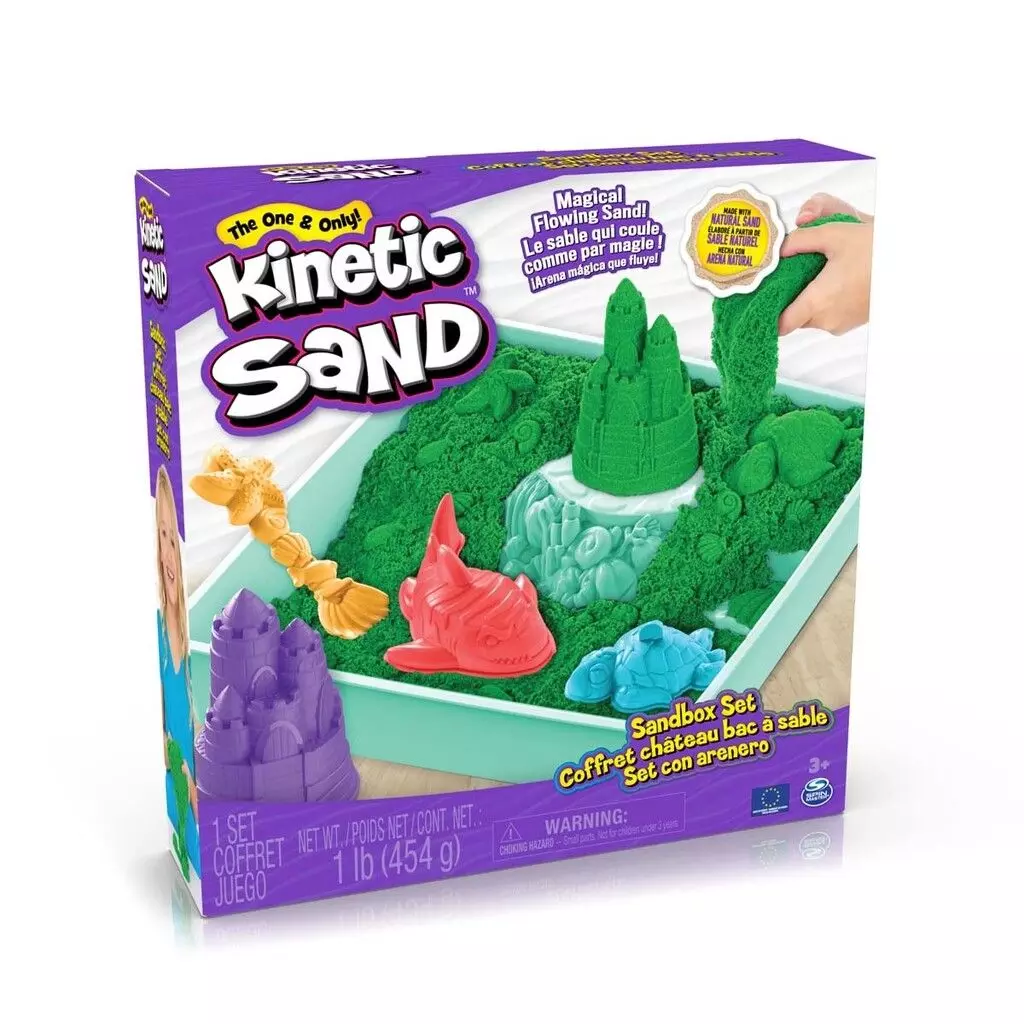 Kinetic Sand Sandbox Set Green 6067479