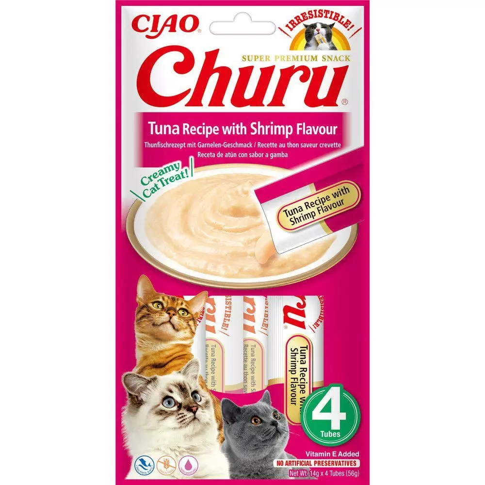 Churu X With Tuna Shrimp Flavour