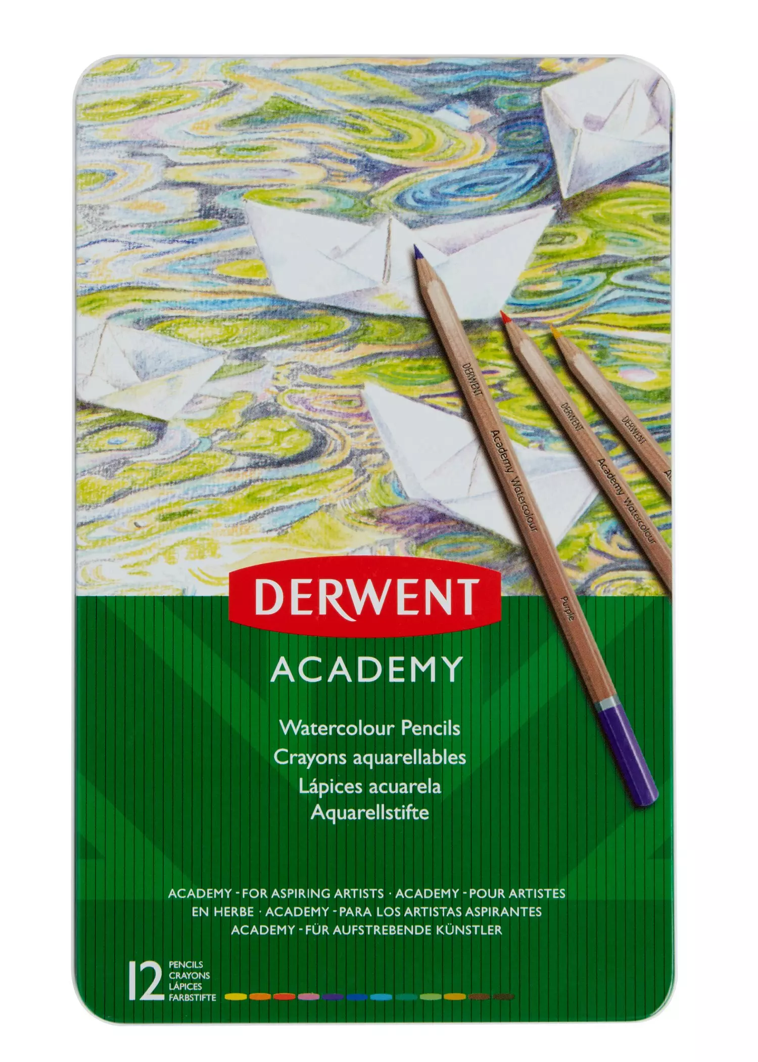 Derwent Academy Watercolour Tin Pcs 605063