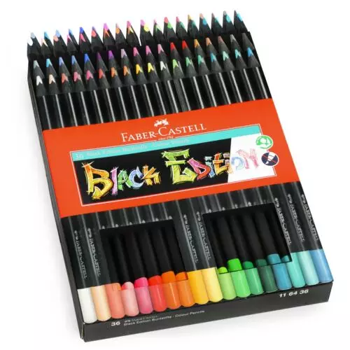 Faber-Castell Black Edition Colour Pencils 36X