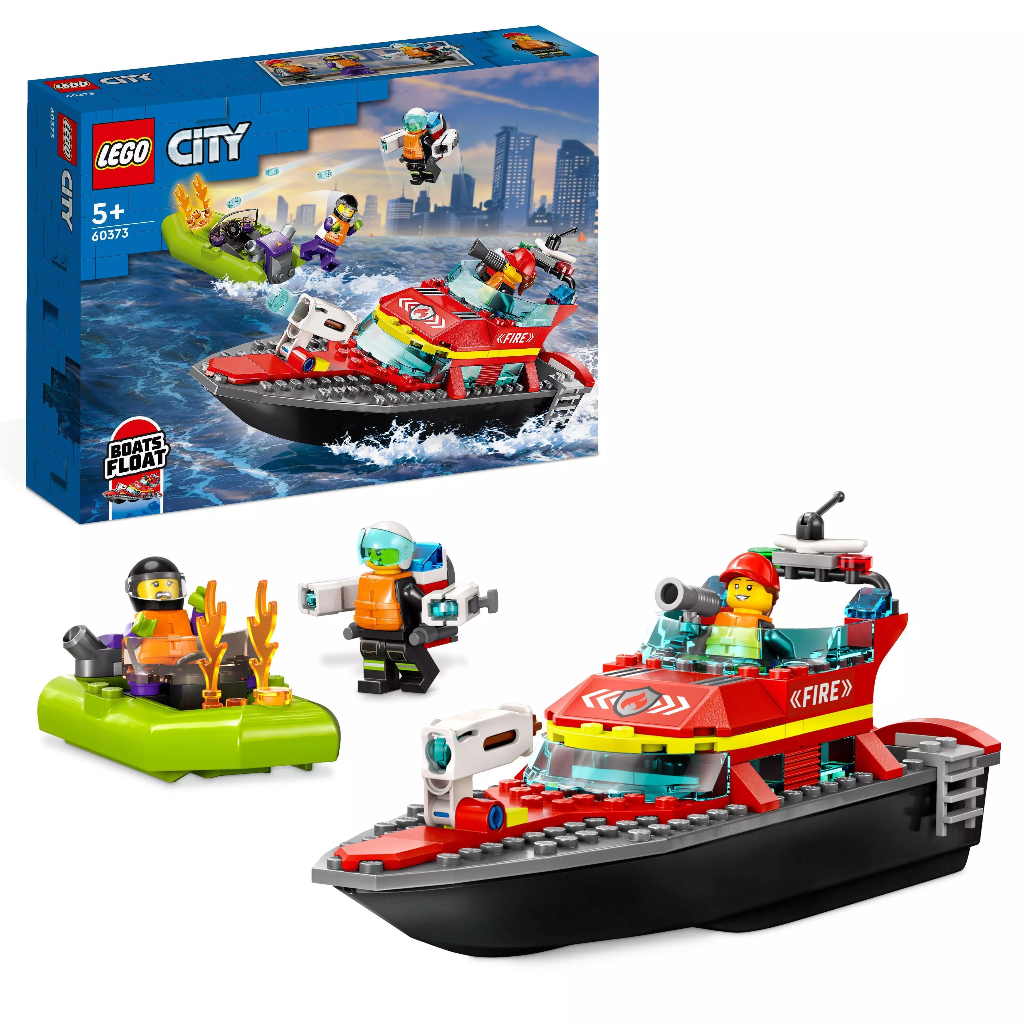 Lego City Palokunnan Pelastusvene 60373
