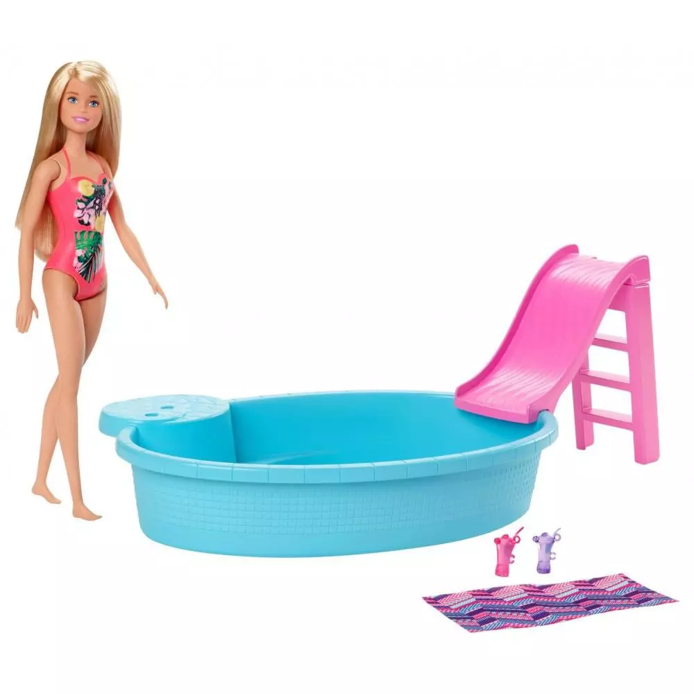 Barbie Doll And Pool Playset Ghl91
