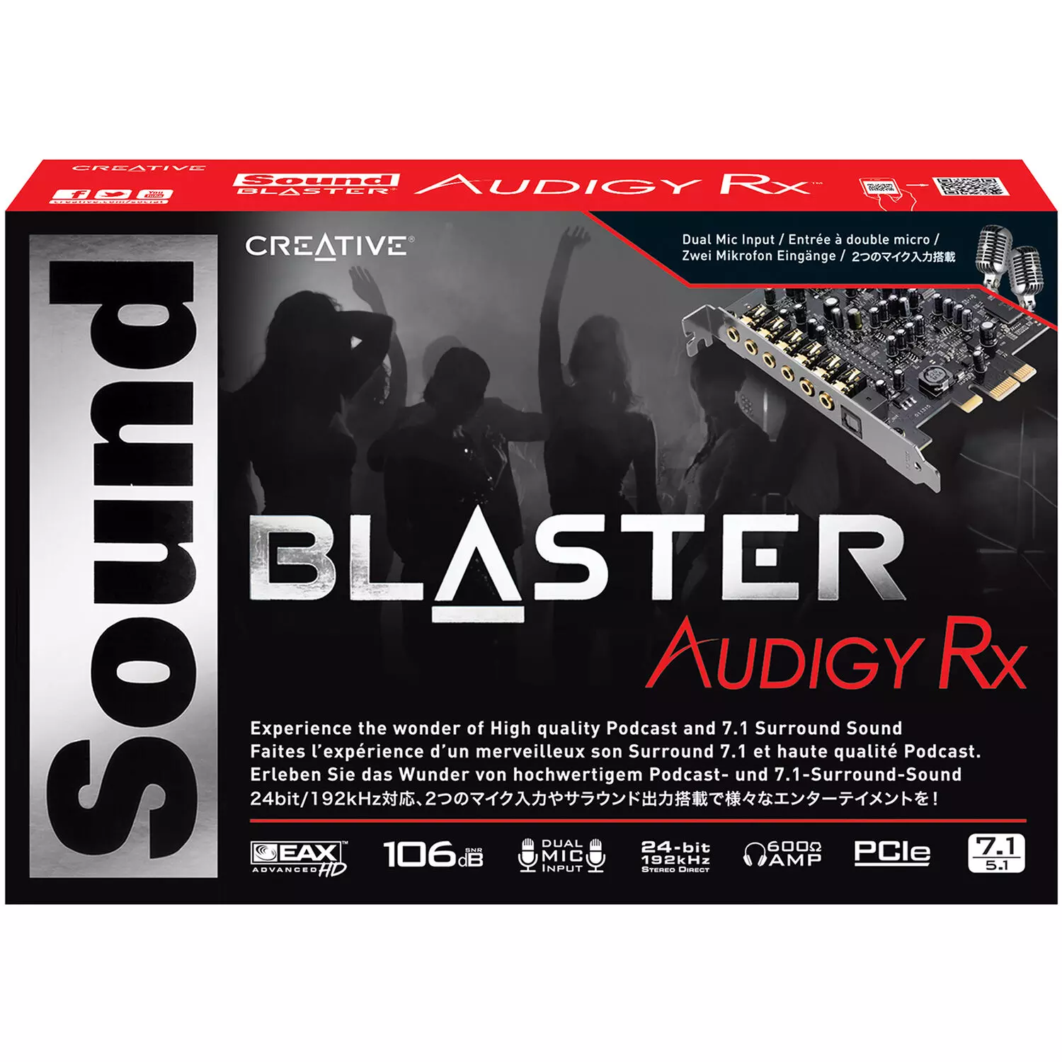 Creative Sound Blaster Audigy Rx Pcie