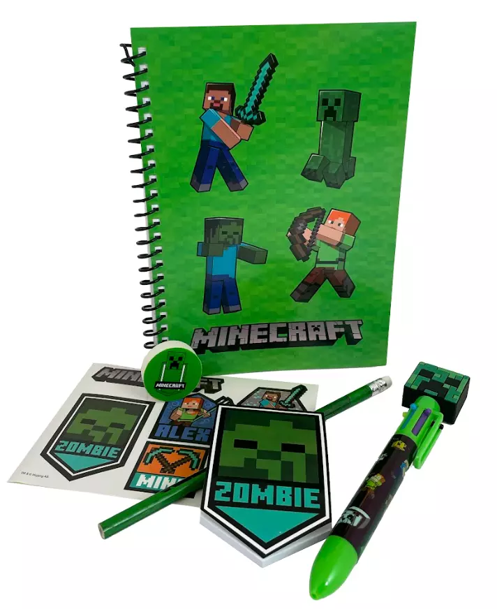 Kids Licensing Minecraft Writing-Drawing Set 0616061-237963-