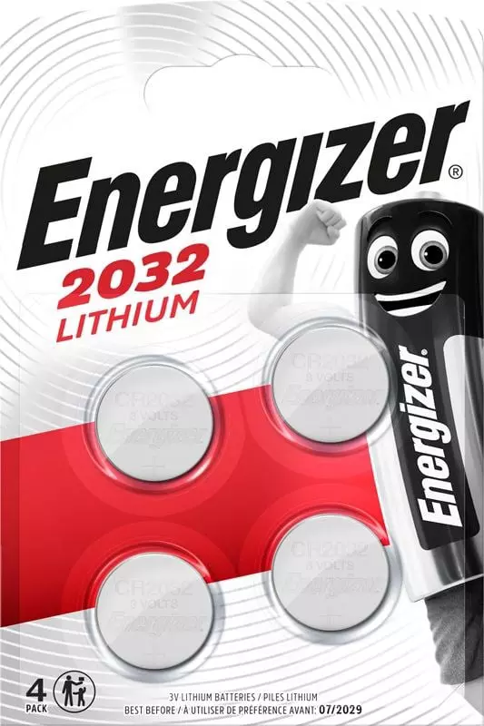 Energizer Battery Lithium Cr2032 -Pack