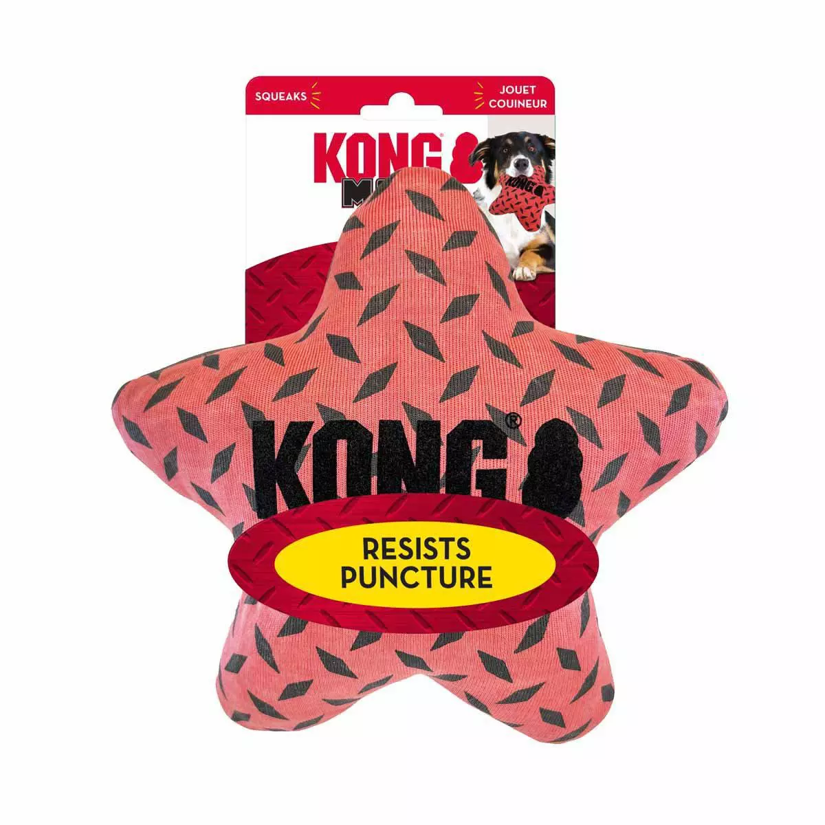 Kong Maxx Star Squeak Toy S-M