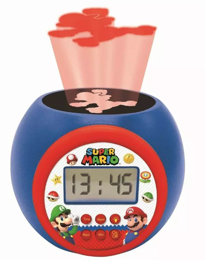 Lexibook Super Mario Projector Alarm Clock