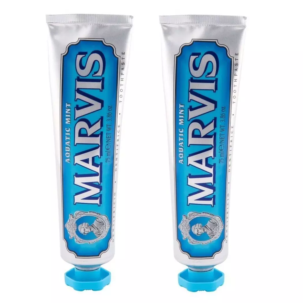Marvis Toothpaste Aquatic Mint 2X75 Ml