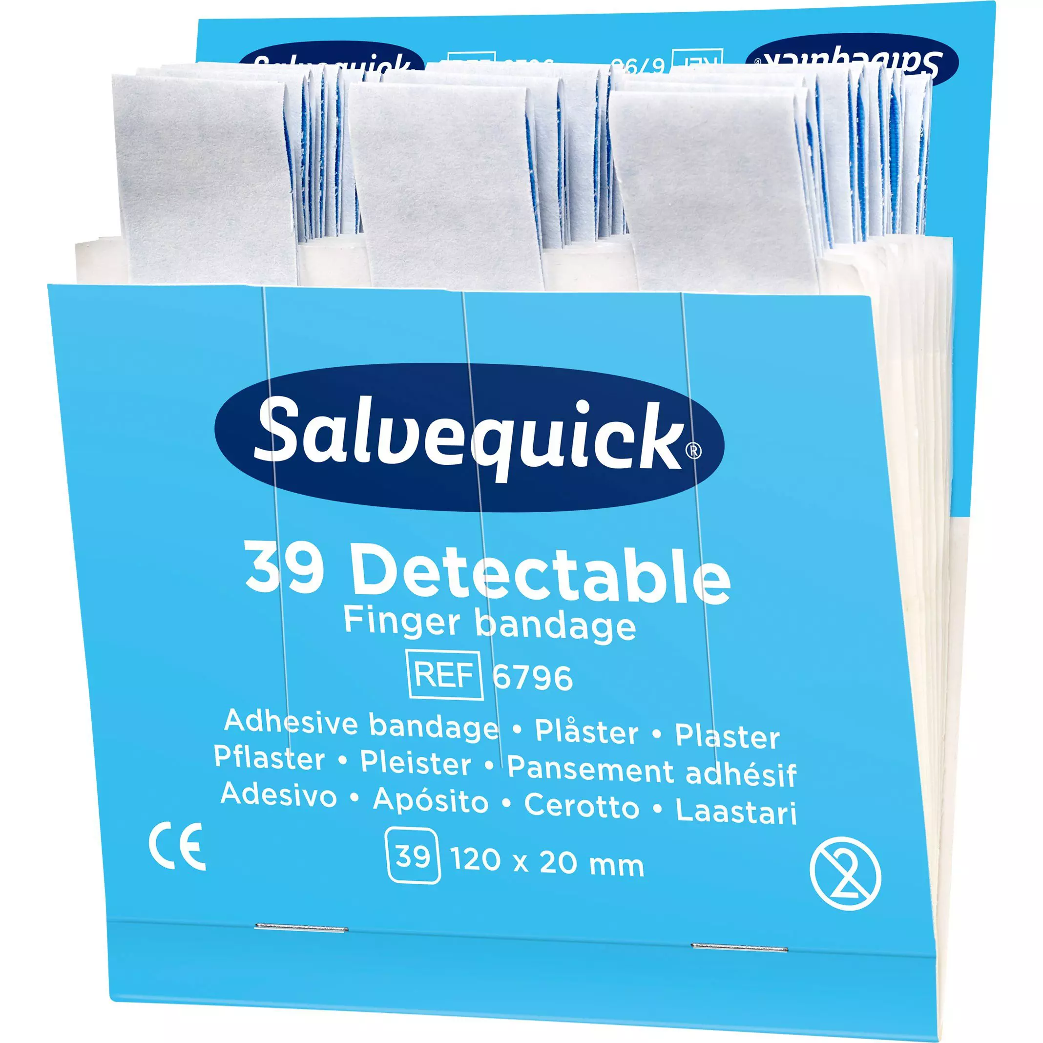 Salvequick Blue Plasters Extra-Long