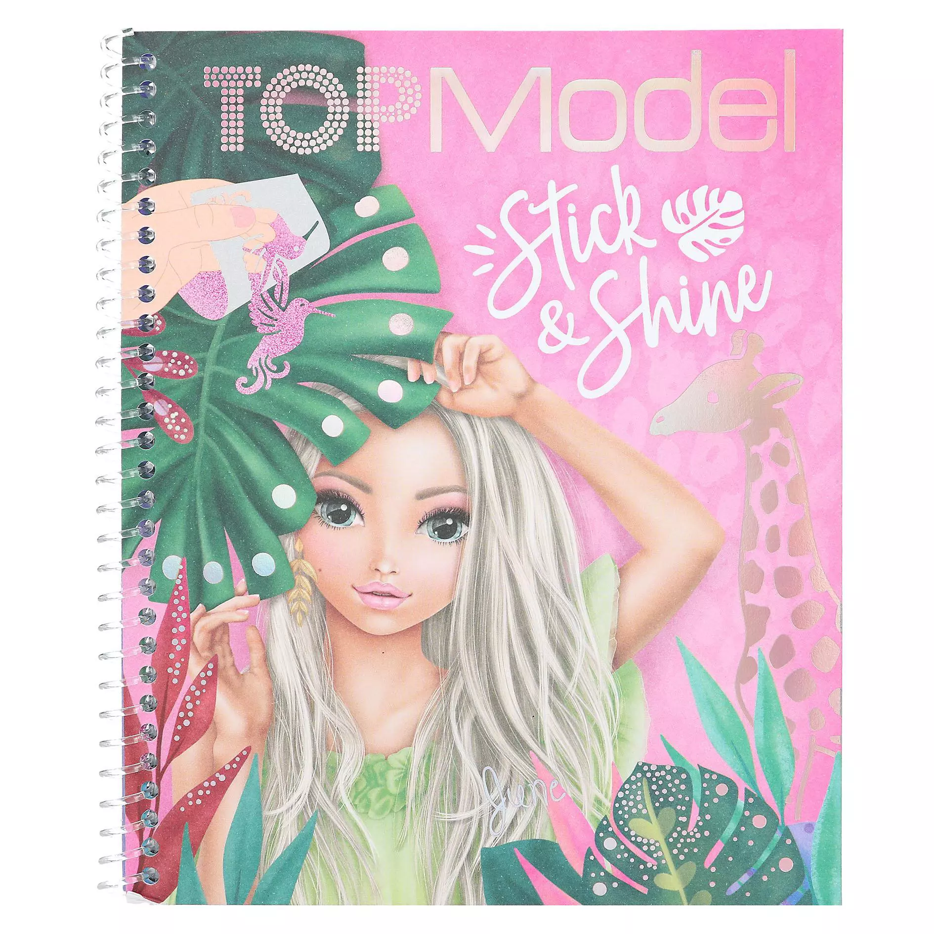 Topmodel Colouring Book Stickshine 0412470