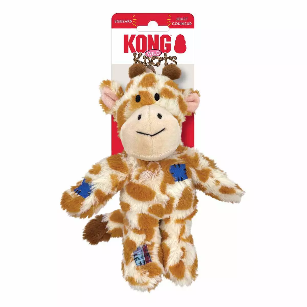 Kong Wild Knots Giraffe Squeak Toy
