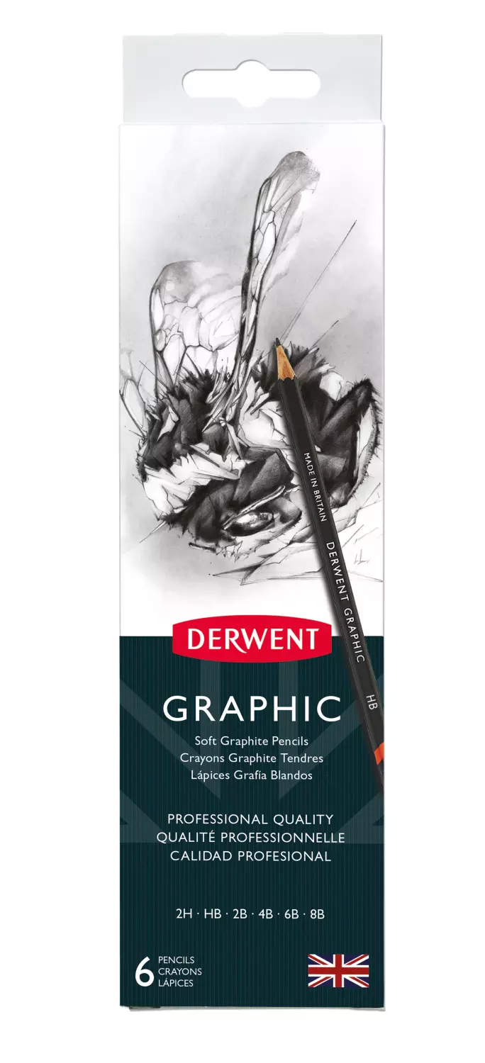 Derwent Graphic Pencils Tin Pcs 601008