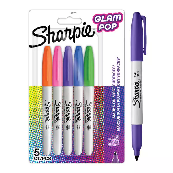 Sharpie Permanent Marker Fine Glam Pop