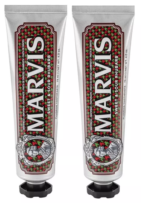 Marvis Toothpaste 2X75 Ml- Sweetsour Rhubarb