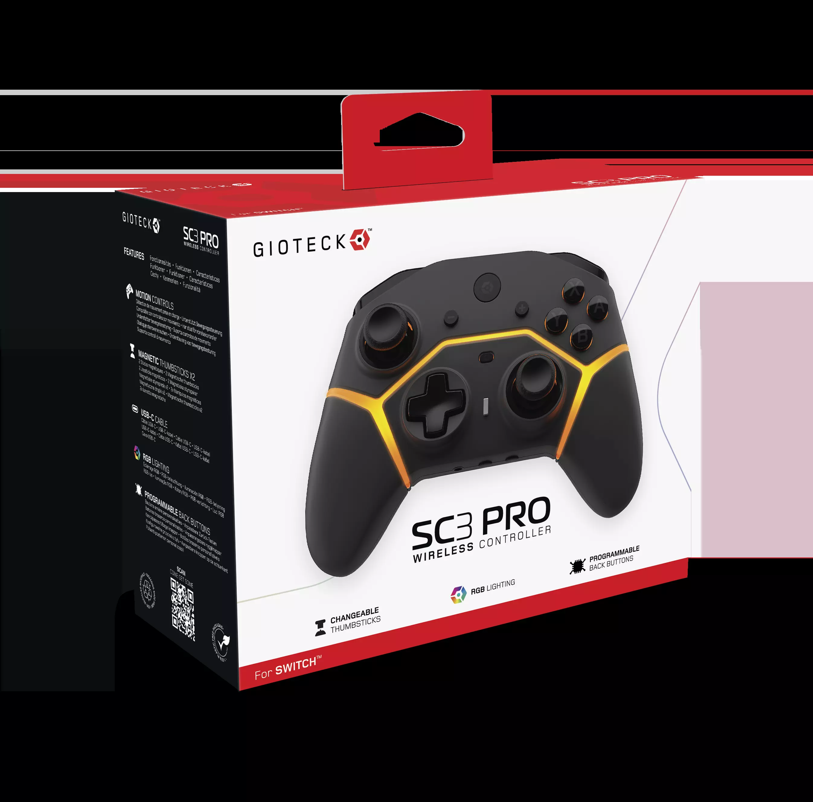 Gioteck Sc3 Pro Wireless Controller