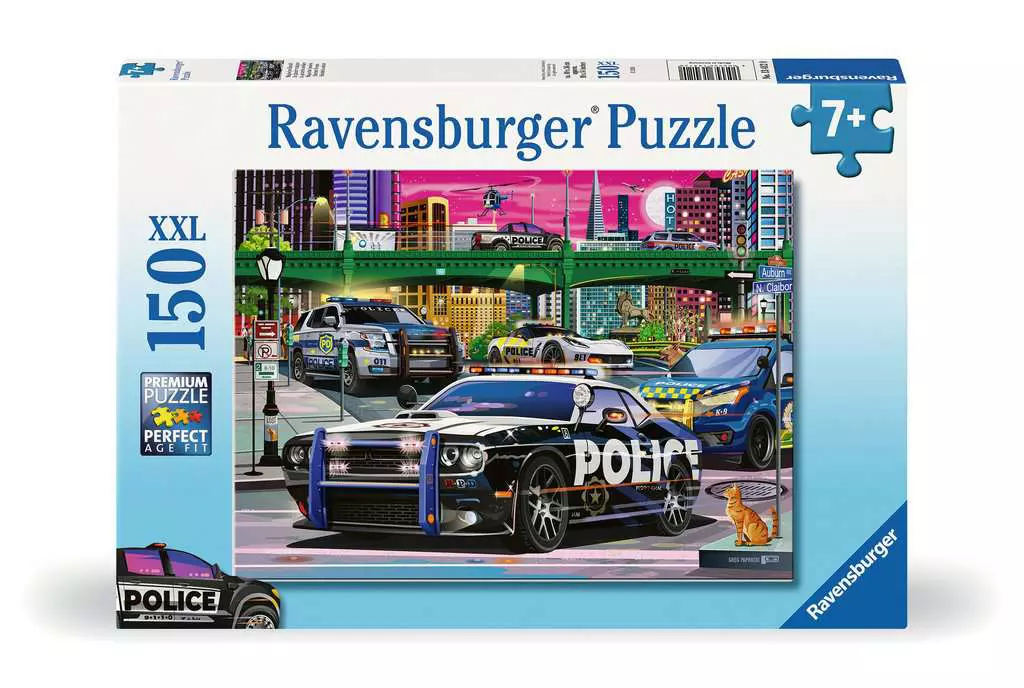 Ravensburger Puzzle Police On Patrol 150P